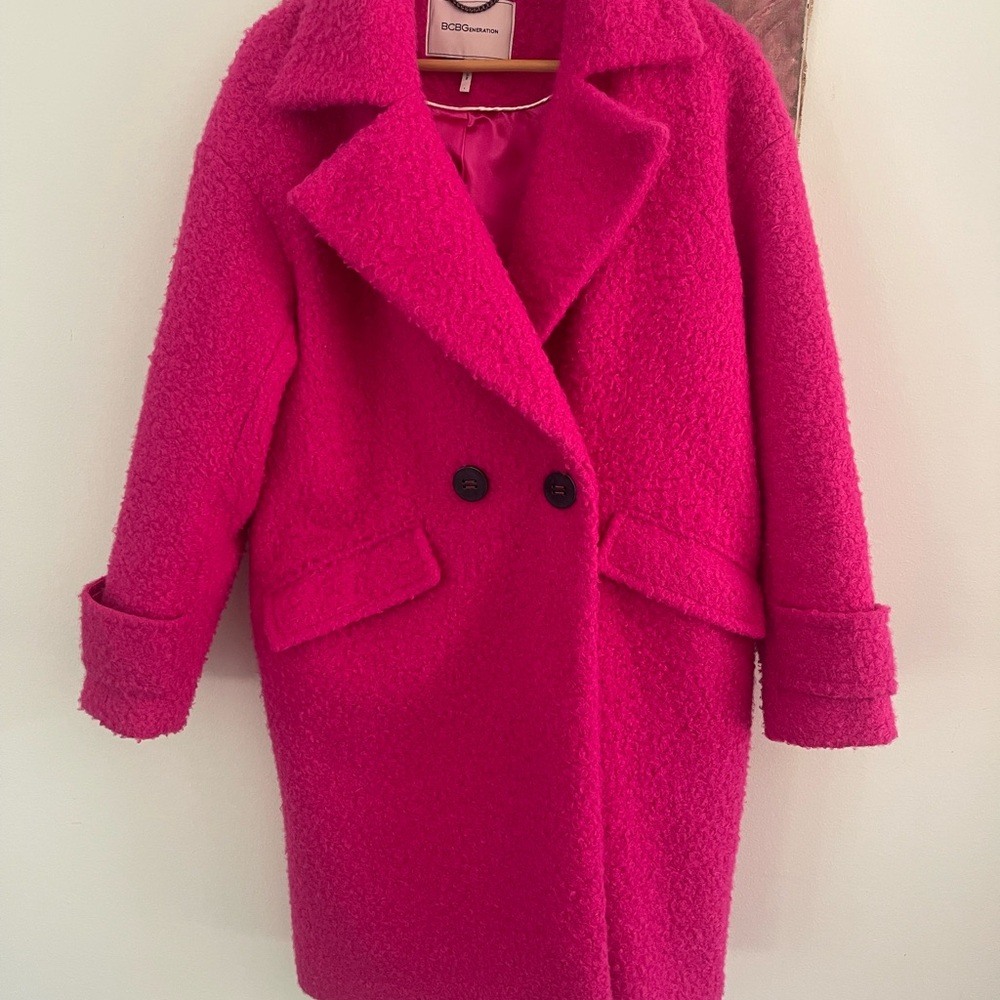 BCBGMaxAzria Fuchsia Coat